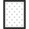 Barker Creek Black & White Dot Computer Paper, 50 sheets/Package 717